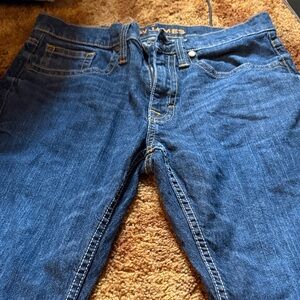 Navy Cody James Men's Slim Straight Jeans - Blue